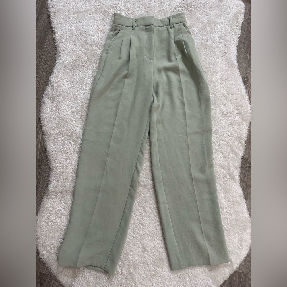 Aritzia Sage Green Effortless Pants
